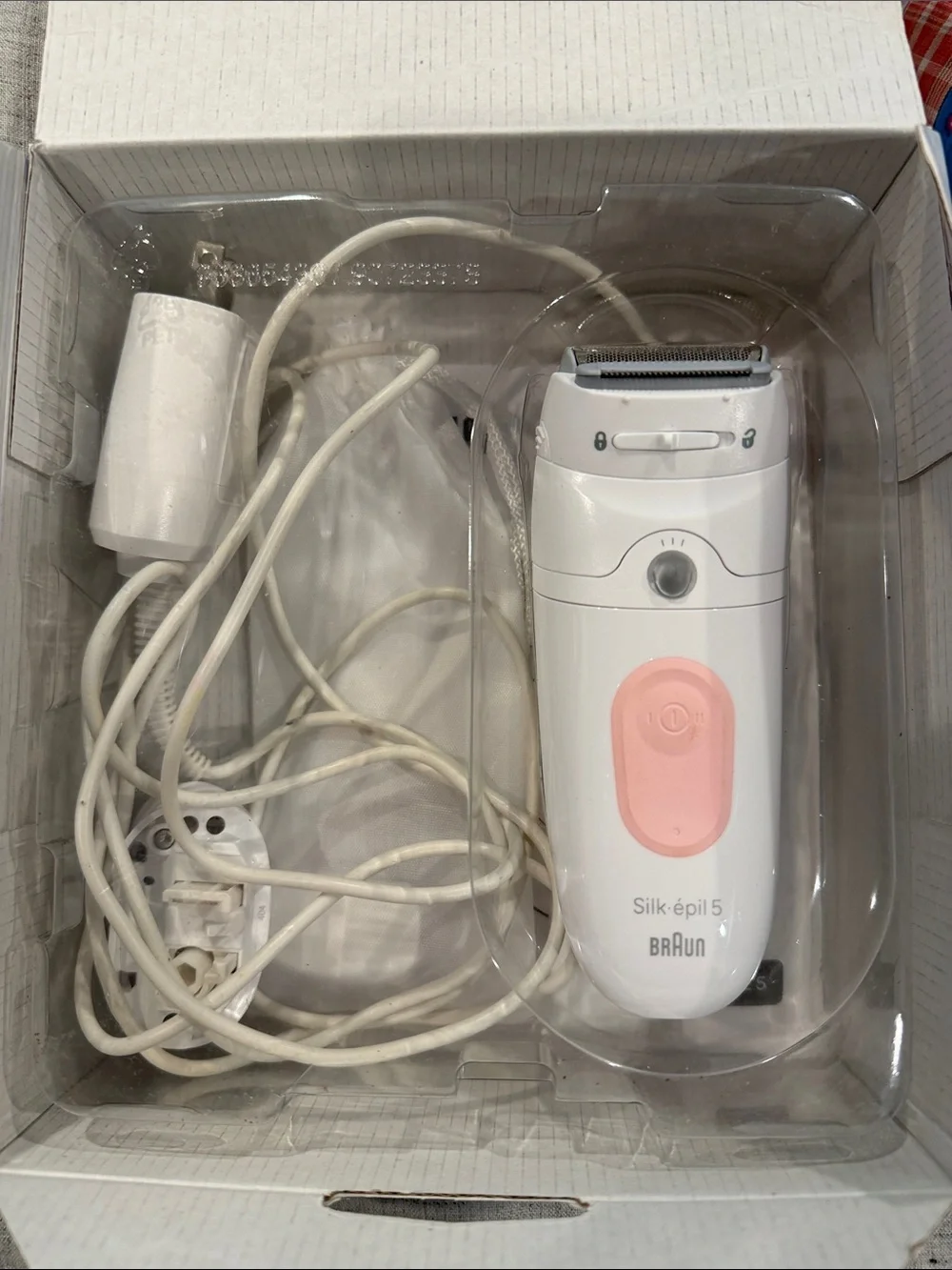 Braun Silk-épil 5 White & Pink Electric Epilator shaver
